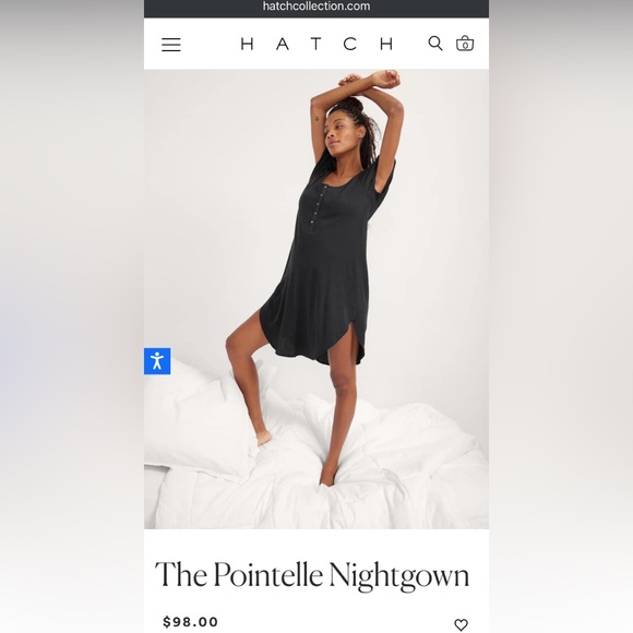 Hatch Pointelle Nightgown🌙 - Picture 3 of 6